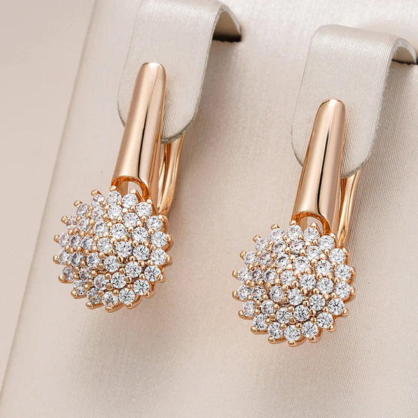 Crystal Flower Earrings