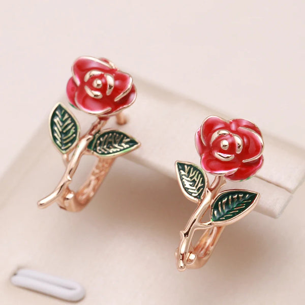Rose Earrings