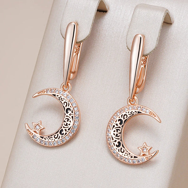Stars Moon Earrings